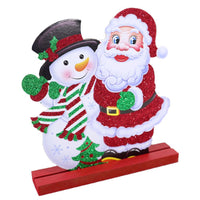 Merry Christmas Small Decorations With Stands 18 cm.