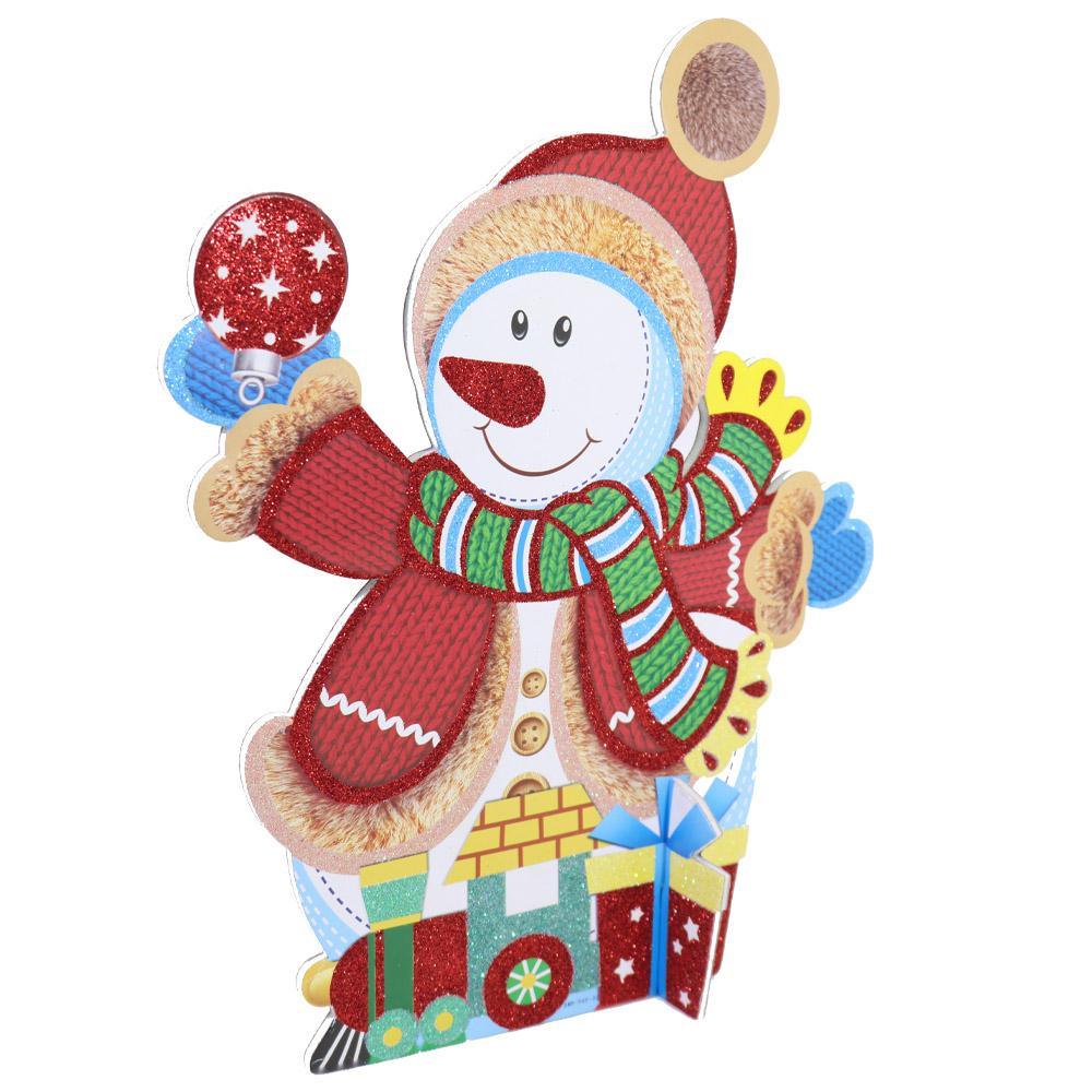 Christmas Foam Decoration With Stand 33 x 25 cm.