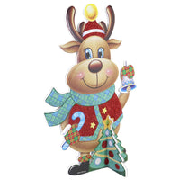 Christmas Foam Decoration With Stand 33 x 25 cm.