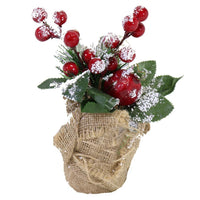 Christmas Plant Decoration 19 x 6 cm.
