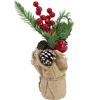 Christmas Plant Decoration 26 x 6 cm.