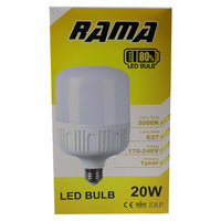 RAMA Led Bulb Warm Light 20 W - Karout Online -Karout Online Shopping In lebanon - Karout Express Delivery 