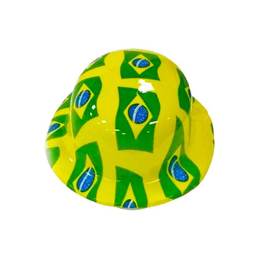 World Cup Plastic Bowler Hat Brazil / WD-138BR - Karout Online -Karout Online Shopping In lebanon - Karout Express Delivery 