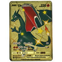 Pokemon Metal Golden Vmax Cards - Karout Online -Karout Online Shopping In lebanon - Karout Express Delivery 