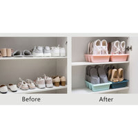 **NET**Thick Plastic 3-grid Vertical Shoe Storage Box