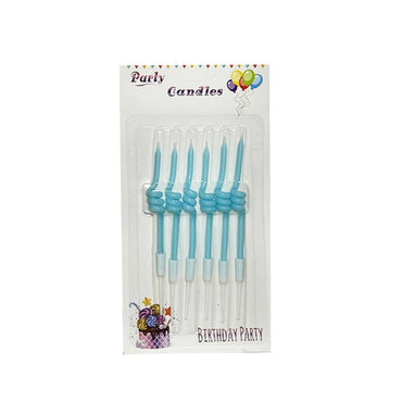 Birthday Spiral Candles 6 Pcs / 22FK133