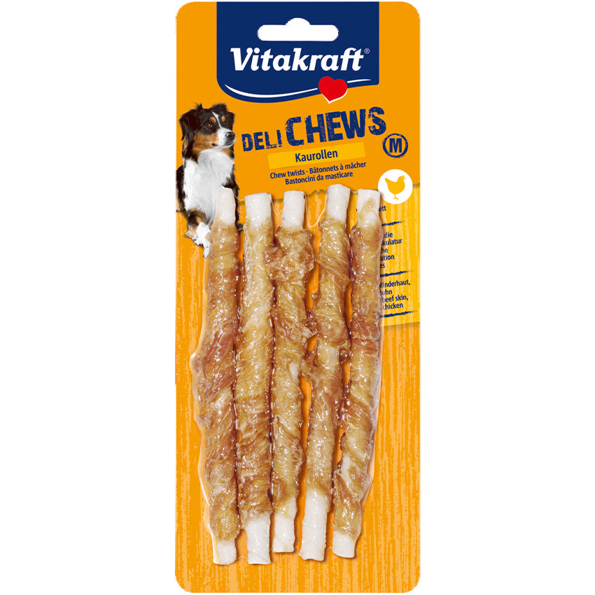 Vitakraft Delicate Twisted Dog Chew Chicken 5pcs Medium