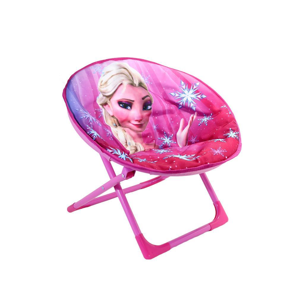 Folding Round Soft Padded Chair For Toddlers, Kids.