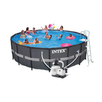 (NET) Intex 26334 Ultra XTR Frame Pool Set  6.10m x 1.22m