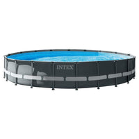Intex Frame Pool Graphite 4.78 x 1.24 m - Karout Online -Karout Online Shopping In lebanon - Karout Express Delivery 