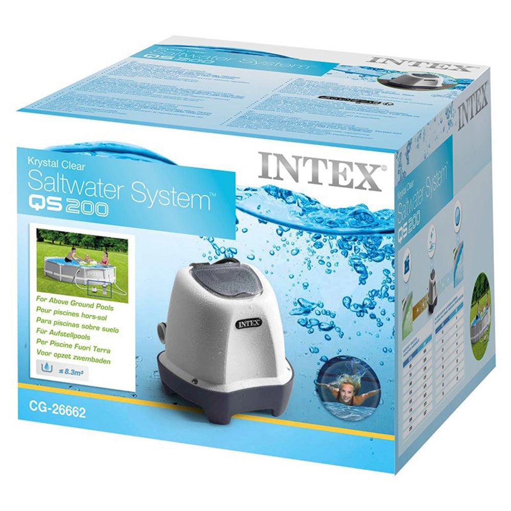 Intex Krystal Clear Saltwater Filtration System QS200 For small pools up to 3.66m - Karout Online -Karout Online Shopping In lebanon - Karout Express Delivery 