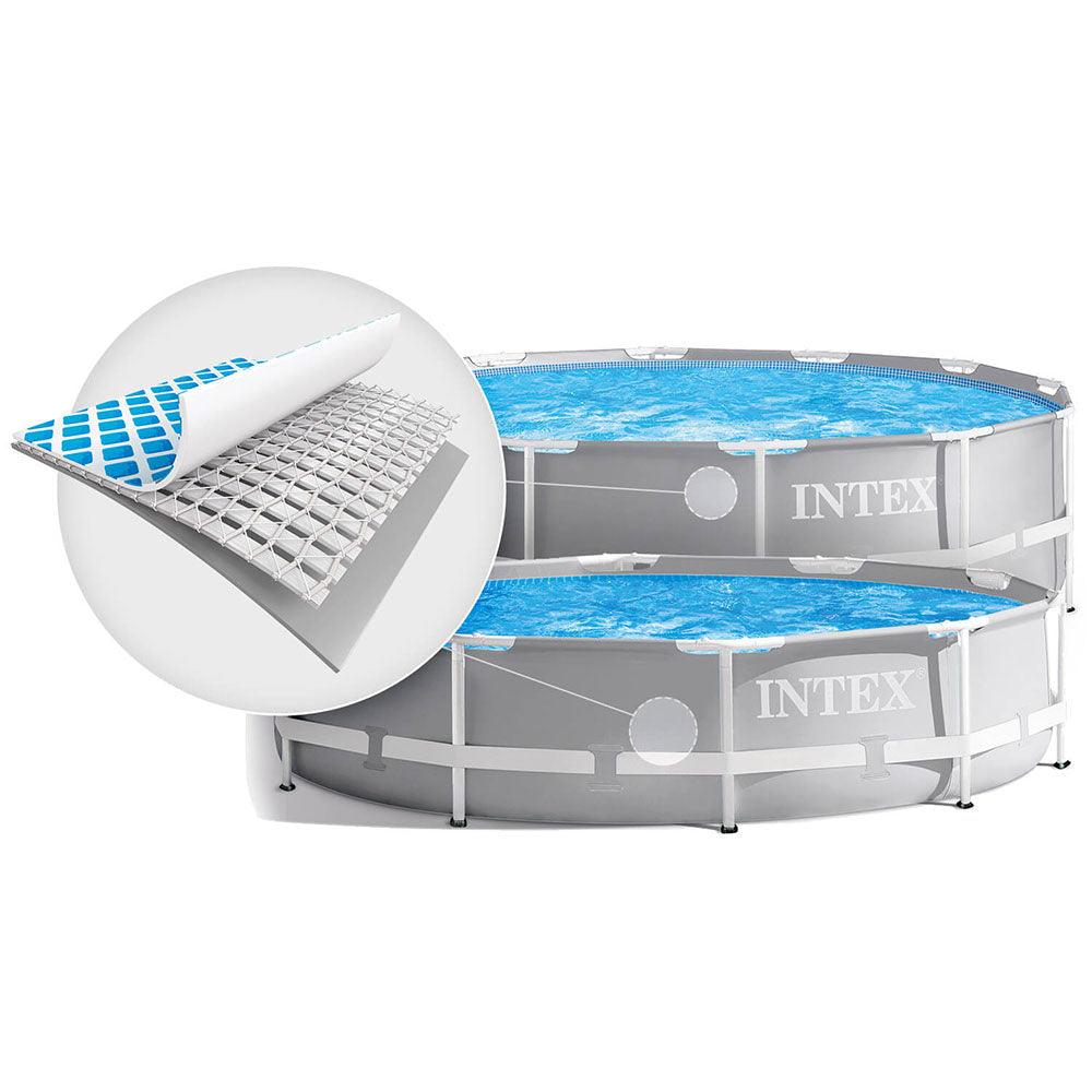Intex Prism Frame Pool Round 427 x 107cm - Karout Online -Karout Online Shopping In lebanon - Karout Express Delivery 