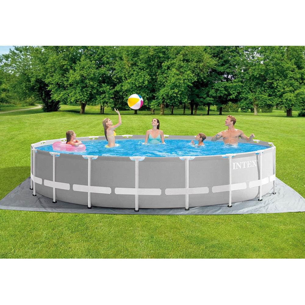 Intex  Prism Frame Pool with Filter Pump 549 x 122cm - Karout Online -Karout Online Shopping In lebanon - Karout Express Delivery 