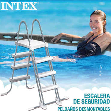 Intex Round Greywood Prism Frame pool 549x122 cm - Karout Online -Karout Online Shopping In lebanon - Karout Express Delivery 