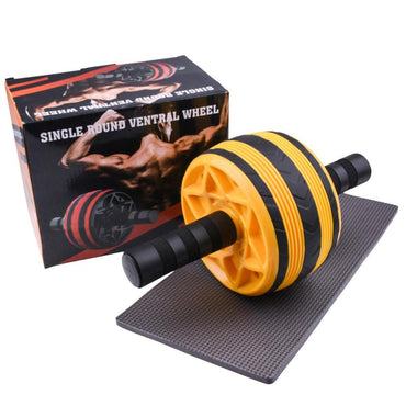 Single Round Ventral Sport Wheel With Small Mat Yellow Others