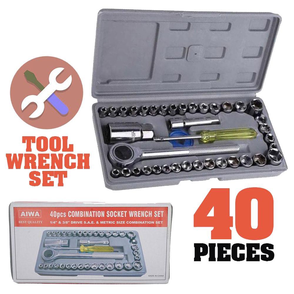 AIWA 40 PCS COMBINATION SOCKET WRENCH SET