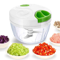 Easy Manual Hand Pull Speedy Chopper White Home & Kitchen