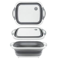 Foldable Multi-Function Kitchen Plastic Silicone Dish Tub Home & Kitchen