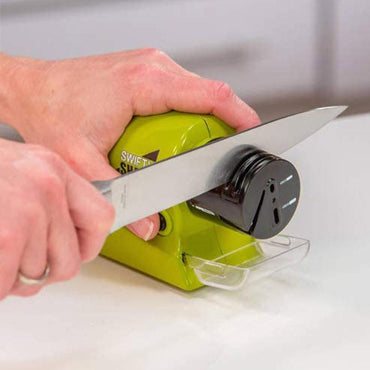 Swift Sharp Cordless Motorized Knife Sharpener - Green Home & Kitchen