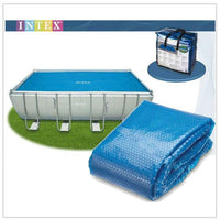 Intex Solar Cover for Swimming Pool 28028 400x200cm Blue - Karout Online -Karout Online Shopping In lebanon - Karout Express Delivery 