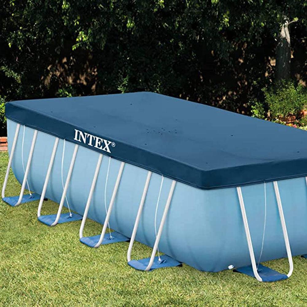 Intex Rectangular Frame pool Cover 400x200cm - Karout Online -Karout Online Shopping In lebanon - Karout Express Delivery 