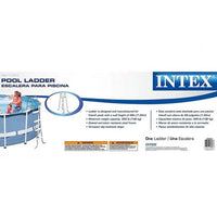 Intex 28066 Galvanized Steel Pool Ladder 122cm - Karout Online -Karout Online Shopping In lebanon - Karout Express Delivery 