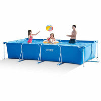 INTEX 28273 Rectangular Frame Above Ground Family Use Swimming Pool - 28273NP - Karout Online -Karout Online Shopping In lebanon - Karout Express Delivery 