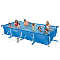 Intex Rectangular Frame Pool With Filter Pump 450 X 220 84 Cm Summer