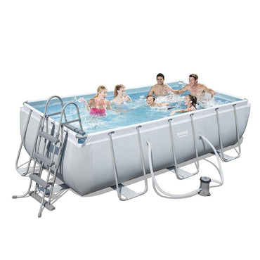Intex 28350 Ultra Quadra Mini Frame Pool Set Including Cartridge Filter System 2006 Litres/hour With