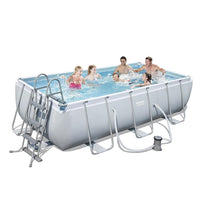 Intex 28350 Ultra Quadra Mini Frame Pool Set Including Cartridge Filter System 2006 Litres/hour With