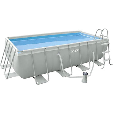 Intex 28350 Ultra Quadra Mini Frame Pool Set Including Cartridge Filter System 2006 Litres/hour With
