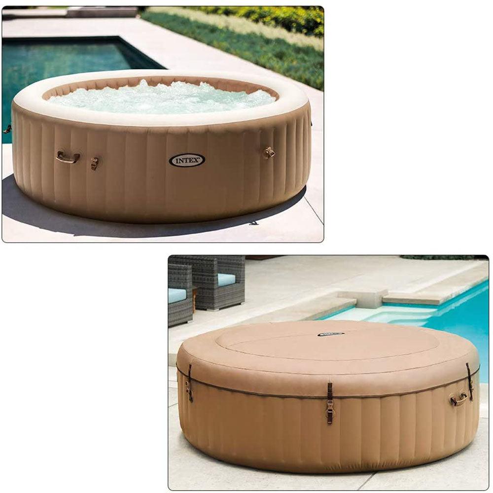 Intex Bubble SPA Massage Round 216x71 Cm - Karout Online -Karout Online Shopping In lebanon - Karout Express Delivery 