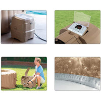 Intex Bubble SPA Massage Round 216x71 Cm - Karout Online -Karout Online Shopping In lebanon - Karout Express Delivery 