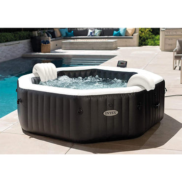 Intex Inflatable Pure Spa Jet Bubble Deluxe Pool 218 x 71cm - Karout Online -Karout Online Shopping In lebanon - Karout Express Delivery 