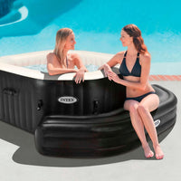 INTEX 28510 SPA Inflatable Bench Octagon - Black 2.11 X 0.66 X 0.34M - Karout Online -Karout Online Shopping In lebanon - Karout Express Delivery 