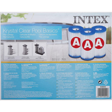 Intex Set of 3 Filter Cartridges  Size A  / 29003 - Karout Online -Karout Online Shopping In lebanon - Karout Express Delivery 