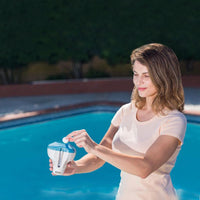 Intex 2 In 1 Floating Swimming Pool Chlorine Dispenser And Thermometer 29043 Summer