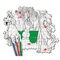 Clementoni  Puzzle double face coloring frozen 2 - Karout Online -Karout Online Shopping In lebanon - Karout Express Delivery 