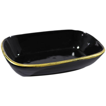 YAKUT Small Black Porcelain Bowl - Karout Online -Karout Online Shopping In lebanon - Karout Express Delivery 