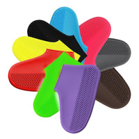 2 Pairs Silicone Shoe Covers Reusable Waterproof No-Slip Rubber Rain Shoe Covers - Karout Online -Karout Online Shopping In lebanon - Karout Express Delivery 