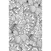 Pegasus Mini Adult Colouring Pad - Patterns