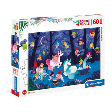 Clementoni Fairy woods  60 pcs  Puzzle - Karout Online -Karout Online Shopping In lebanon - Karout Express Delivery 