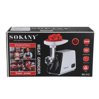 Sokany Meat Grinder 2500W - Karout Online -Karout Online Shopping In lebanon - Karout Express Delivery 