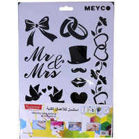 Non - Toxic A4 Stencils K-105 7 Stationery