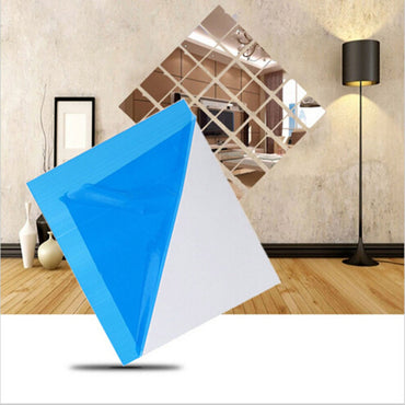 (NET) Acrylic Mirror Wall Sticker Modern Tile Adhesive  Mirror for Wall Decor / 23FK028