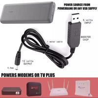 Cable From Power Bank To Wifi Router 12V - Karout Online -Karout Online Shopping In lebanon - Karout Express Delivery 