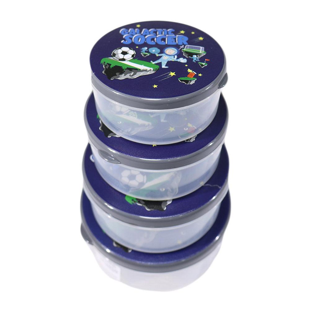 Beehome Round Small Storage Box Set ( 4 Pcs) - Karout Online -Karout Online Shopping In lebanon - Karout Express Delivery 
