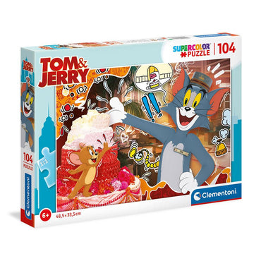 Clementoni Tom and Jerry 2  104 pcs  Puzzle - Karout Online -Karout Online Shopping In lebanon - Karout Express Delivery 