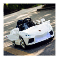 Lamborghin electric car for kids ride on with remote control and music.