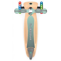 Globber Primo Foldable Scooter With Lights Wood Mint - Karout Online -Karout Online Shopping In lebanon - Karout Express Delivery 
